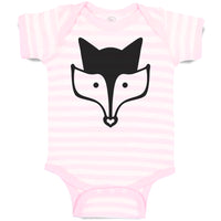 Baby Clothes Fox Head and Snout Wildlife Baby Bodysuits Boy & Girl Cotton