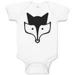 Baby Clothes Fox Head and Snout Wildlife Baby Bodysuits Boy & Girl Cotton
