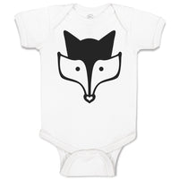 Baby Clothes Fox Head and Snout Wildlife Baby Bodysuits Boy & Girl Cotton