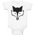 Baby Clothes Fox Head and Snout Wildlife Baby Bodysuits Boy & Girl Cotton
