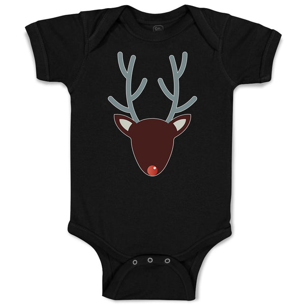 Baby Clothes Abstract Deer Head, Snout and Horns Baby Bodysuits Cotton