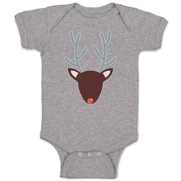 Baby Clothes Abstract Deer Head, Snout and Horns Baby Bodysuits Cotton