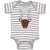 Baby Clothes Abstract Deer Head, Snout and Horns Baby Bodysuits Cotton