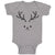 Transparency Deer Face and Silhouette Horns