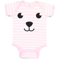 Baby Clothes Teddy Bear Gesture Face Baby Bodysuits Boy & Girl Cotton