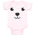 Baby Clothes Teddy Bear Gesture Face Baby Bodysuits Boy & Girl Cotton