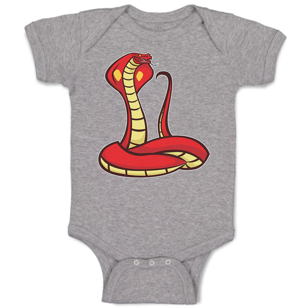 The Red Serpent King Cobra An Venomous