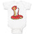 Baby Clothes The Red Serpent King Cobra An Venomous Baby Bodysuits Cotton