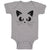 Baby Clothes Cat Face with Whiskers Baby Bodysuits Boy & Girl Cotton