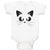 Baby Clothes Cat Face with Whiskers Baby Bodysuits Boy & Girl Cotton