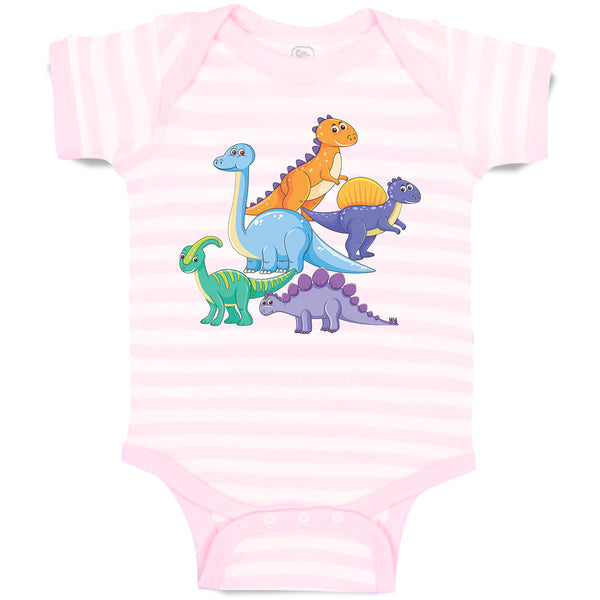Dinosaur Buddies Brachiosaurus, Tyrannosaurus Rex, Triceratops and Stegosaurus