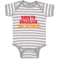Baby Clothes Born to Brazilian Jiu Jitsu Sport Martial Arts Baby Bodysuits