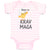 Baby Clothes Born to Krav Maga Sport Baby Bodysuits Boy & Girl Cotton