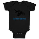 Baby Clothes Born to Motocross Sport Sports Motocross Baby Bodysuits Cotton