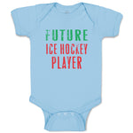 Baby Clothes Future Ice Hockey Player Sport Future Sport Baby Bodysuits Cotton