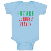 Baby Clothes Future Ice Hockey Player Sport Future Sport Baby Bodysuits Cotton