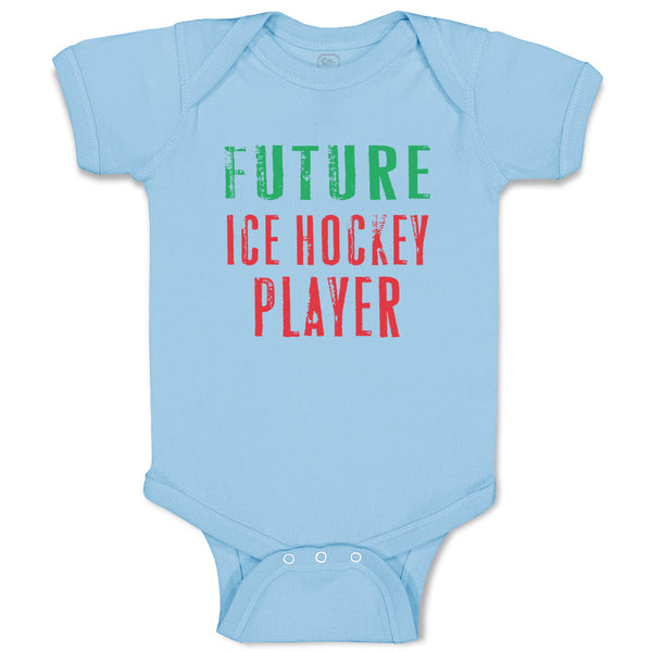 Baby Clothes Future Ice Hockey Player Sport Future Sport Baby Bodysuits Cotton