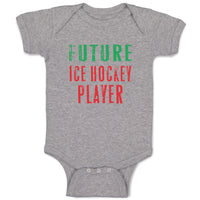 Baby Clothes Future Ice Hockey Player Sport Future Sport Baby Bodysuits Cotton