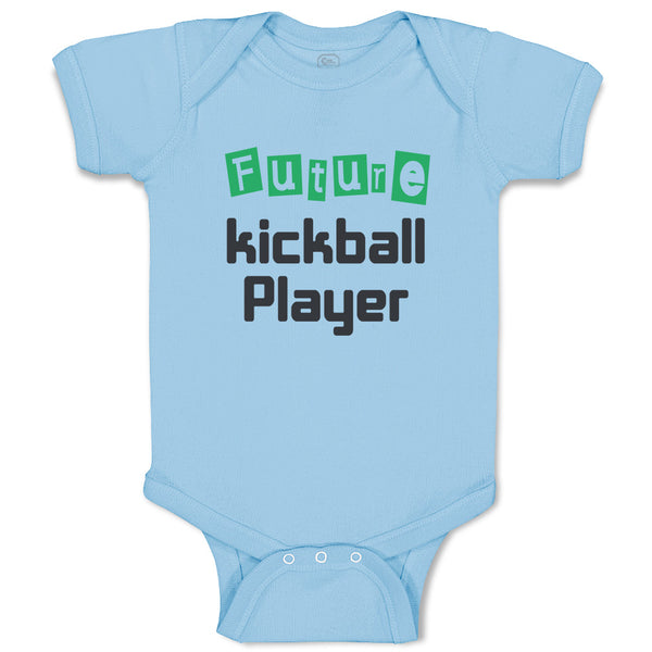 Baby Clothes Future Kickball Player Sport Future Sport Baby Bodysuits Cotton