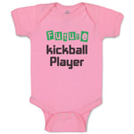 Baby Clothes Future Kickball Player Sport Future Sport Baby Bodysuits Cotton