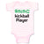 Baby Clothes Future Kickball Player Sport Future Sport Baby Bodysuits Cotton