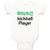 Baby Clothes Future Kickball Player Sport Future Sport Baby Bodysuits Cotton