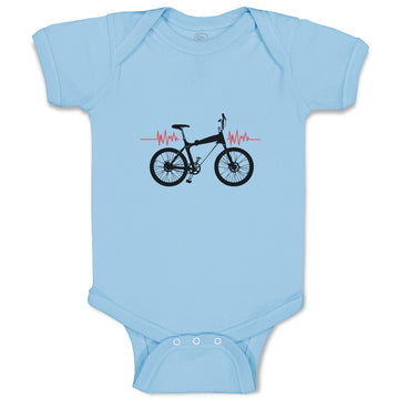 Baby Clothes My Heart Beats for Bmx Sport Baby Bodysuits Boy & Girl Cotton