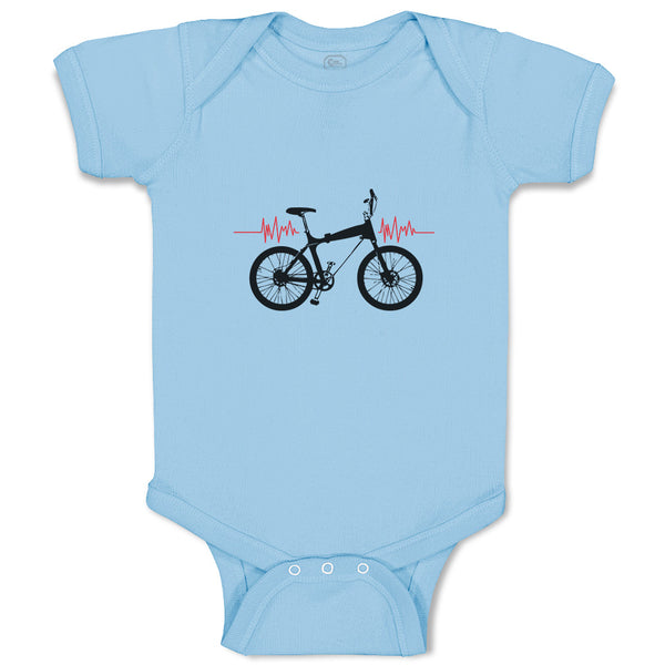 Baby Clothes My Heart Beats for Bmx Sport Baby Bodysuits Boy & Girl Cotton