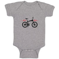 Baby Clothes My Heart Beats for Bmx Sport Baby Bodysuits Boy & Girl Cotton