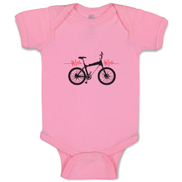 Baby Clothes My Heart Beats for Bmx Sport Baby Bodysuits Boy & Girl Cotton