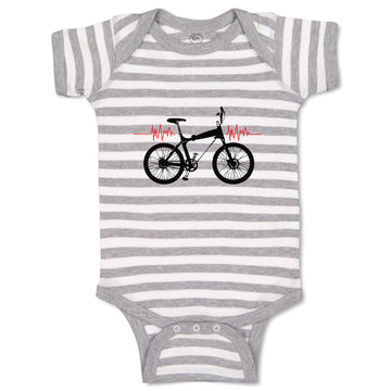 Baby Clothes My Heart Beats for Bmx Sport Baby Bodysuits Boy & Girl Cotton