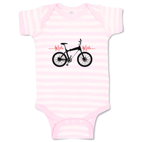 Baby Clothes My Heart Beats for Bmx Sport Baby Bodysuits Boy & Girl Cotton