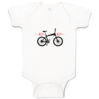 Baby Clothes My Heart Beats for Bmx Sport Baby Bodysuits Boy & Girl Cotton