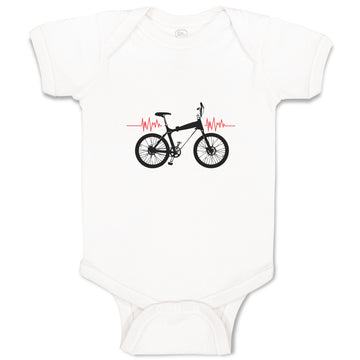 Baby Clothes My Heart Beats for Bmx Sport Baby Bodysuits Boy & Girl Cotton