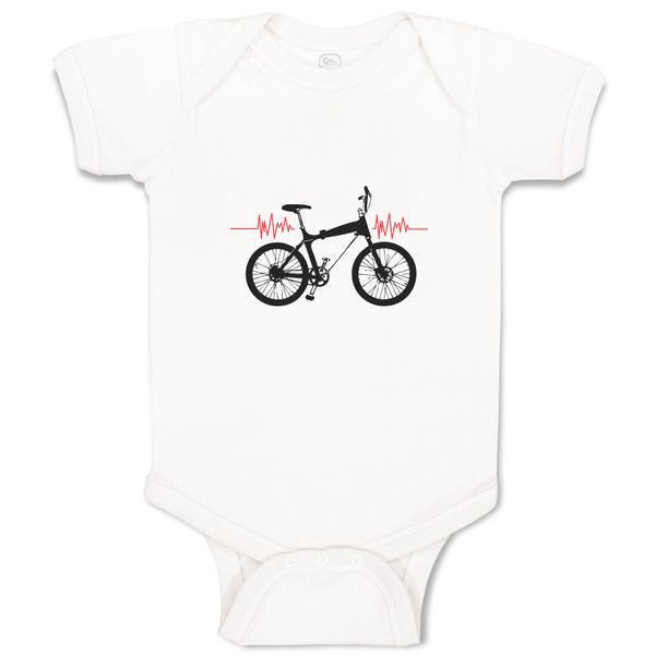 Baby Clothes My Heart Beats for Bmx Sport Baby Bodysuits Boy & Girl Cotton