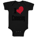 Baby Clothes I Love Canoeing Sport Canoe Baby Bodysuits Boy & Girl Cotton