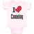 Baby Clothes I Love Canoeing Sport Canoe Baby Bodysuits Boy & Girl Cotton