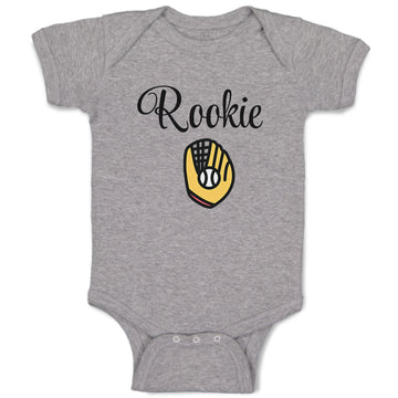 Baby Clothes Softball Rookie Sport Sports Softball Baby Bodysuits Cotton