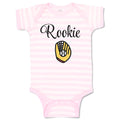 Baby Clothes Softball Rookie Sport Sports Softball Baby Bodysuits Cotton