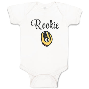 Baby Clothes Softball Rookie Sport Sports Softball Baby Bodysuits Cotton