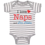 Baby Clothes I Love Naps and Jiu Jitsu Sport Martial Arts Baby Bodysuits Cotton