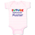 Baby Clothes Future Taekwondo Master Sport Future Taekwondo Baby Bodysuits