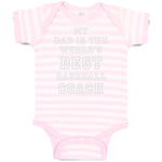 Baby Clothes My Dad Is The World's Best Baseball Coach Baseball Ball Game Cotton