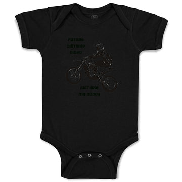 Baby Clothes Future Dirt Bike Rider like My Daddy Sports Bike Riding Cotton
