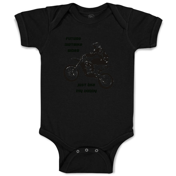 Baby Clothes Future Dirt Bike Rider like My Daddy Sports Bike Riding Cotton