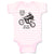 Baby Clothes Future Dirt Bike Rider like My Daddy Sports Bike Riding Cotton