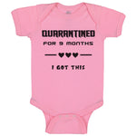 Baby Clothes Quarantined for 9 Months I Got This Baby Newborn Baby Bodysuits