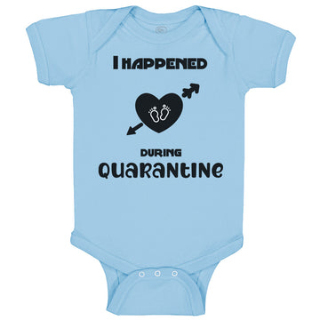 Baby Clothes It Happened During Quarantine New Born Social Distancing 2020