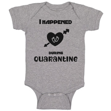 Baby Clothes It Happened During Quarantine New Born Social Distancing 2020