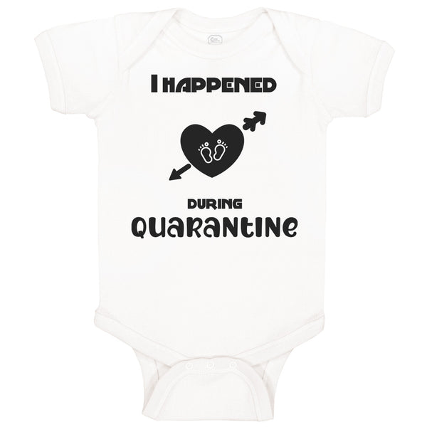 Baby Clothes It Happened During Quarantine New Born Social Distancing 2020
